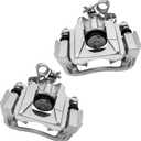 cciyu Rear Left & Right Brake Calipers Assembly w/Bracket 18B5263 18B5262 2011-2019 For Ford For Explorer,2010-2014 For Ford For Flex,2013-2014 For Ford For Taurus,2010-2014 For Lincoln For MKT