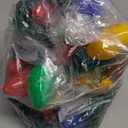 Windy City Novelties 4 Pack LED Light Up Christmas Bulb Necklace with 6 Dynamic Light Modes  Flashing Holiday Accessory for Parties, Parades & Festive Events