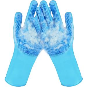 2pcs Dog Washing Gloves and Dog Bath Brush, 2-in-1 pet Shower Set | Suitable for Dogs, Cats, Bath Massage, and pet Grooming