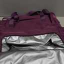 Lunch Tote Bag for Women with 15.6" Laptop Compartment, Work Tote Bag with Insulated Lunch Compartment, Large Casual Canvas Handbag Luncg Bags for Nurse, Teacher, Office, Travel, Beach, Purple