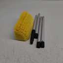 Ordenado 62" Car Wash Brush with Long Handle, Soft Bristle Car Cleaning Brush Supplies, Cars Brushes for Washing Exterior, Cars Washing Brushes Scratch-Free Wash Mop Kit, Universal for RV Truck SUV (Yellow)