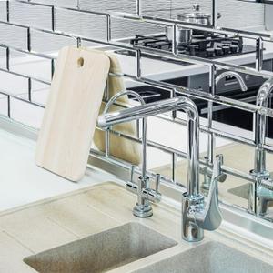 3" X 10" Glass Mirror Subway Backsplash Kitchen Bathroom Beveled Edge Brick Tile (Silver, 10 Tiles 2sq.ft)