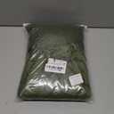 Bed Skirt Full Size Ruffled Bed Skirt with Split Corners, 18 Inch Drop Dust Ruffle Bed Skirts with Platform, Boho Tufted Shabby Chic Full Size Bed Skirts, Olive Green