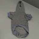 Dog Sweaters for Small Dogs,Dog Hoodie Sweater Solid Soft Brushed Fleece Clothes Pet Hoodie Sweatshirt with Pocket(Grey-S)