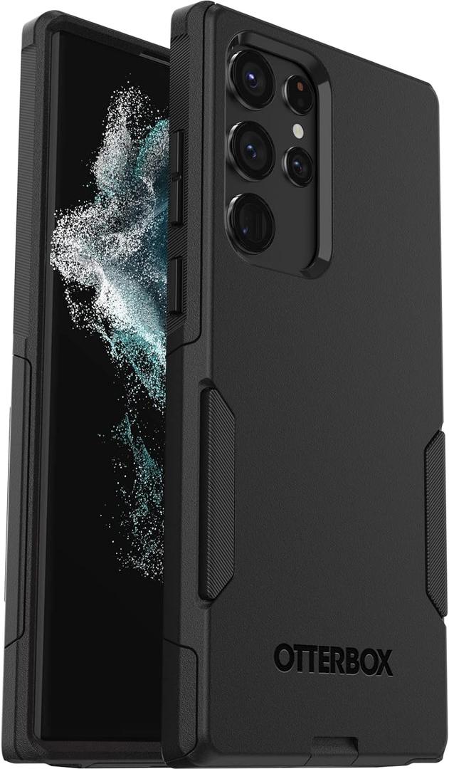 OtterBox Galaxy S22 Ultra Commuter Series Case - Black, Slim & Tough, Pocket-Friendly, with Port Protection
