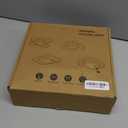 CANEOE Small Ceiling Light Modern LED Acrylic Square Ceiling Lamp Cool White 6000K Lighting Fixtures for Bedroom Kitchen Living Room Study Hallway Small Asile Lamp Corridor Lights (Black) (1 Pack)