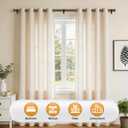 TONIAL Curtain Rods 32 to 58 Inch(2.6-4.8ft), Telescoping Splicing 3/4 Drapery Rods for Windows 20 to 53 Inch(1.7-4.4ft)32 to 58 Inch Decorative Single Rod with Small Cap Finial, Bronze