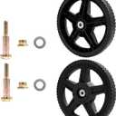 Parts Camp Push Mower Wheel kits 10 inch Wheels for Lawn Mower Cart Wheels 10 inch (Set of 2)