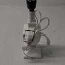 Style Craft Metallic White Poly Table Lamp