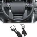 JeCar for 4Runner Steering Wheel Cover Trim Interior Accessories Compatible with Toyota 4runner SUV 2010-2019 (Matte Black)