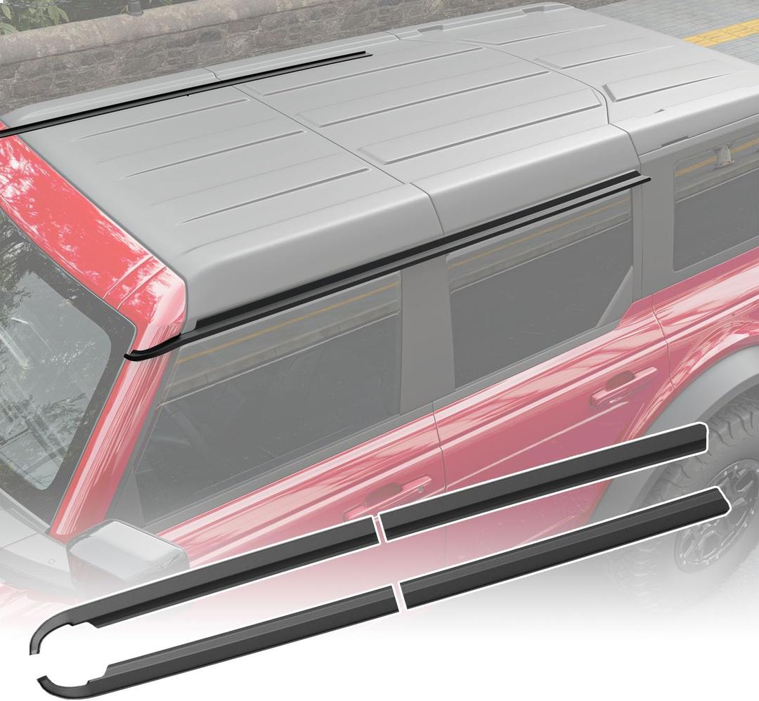 powoq Side Window Visor Deflector Compatible with 21-26 Ford Bronco 4 Door