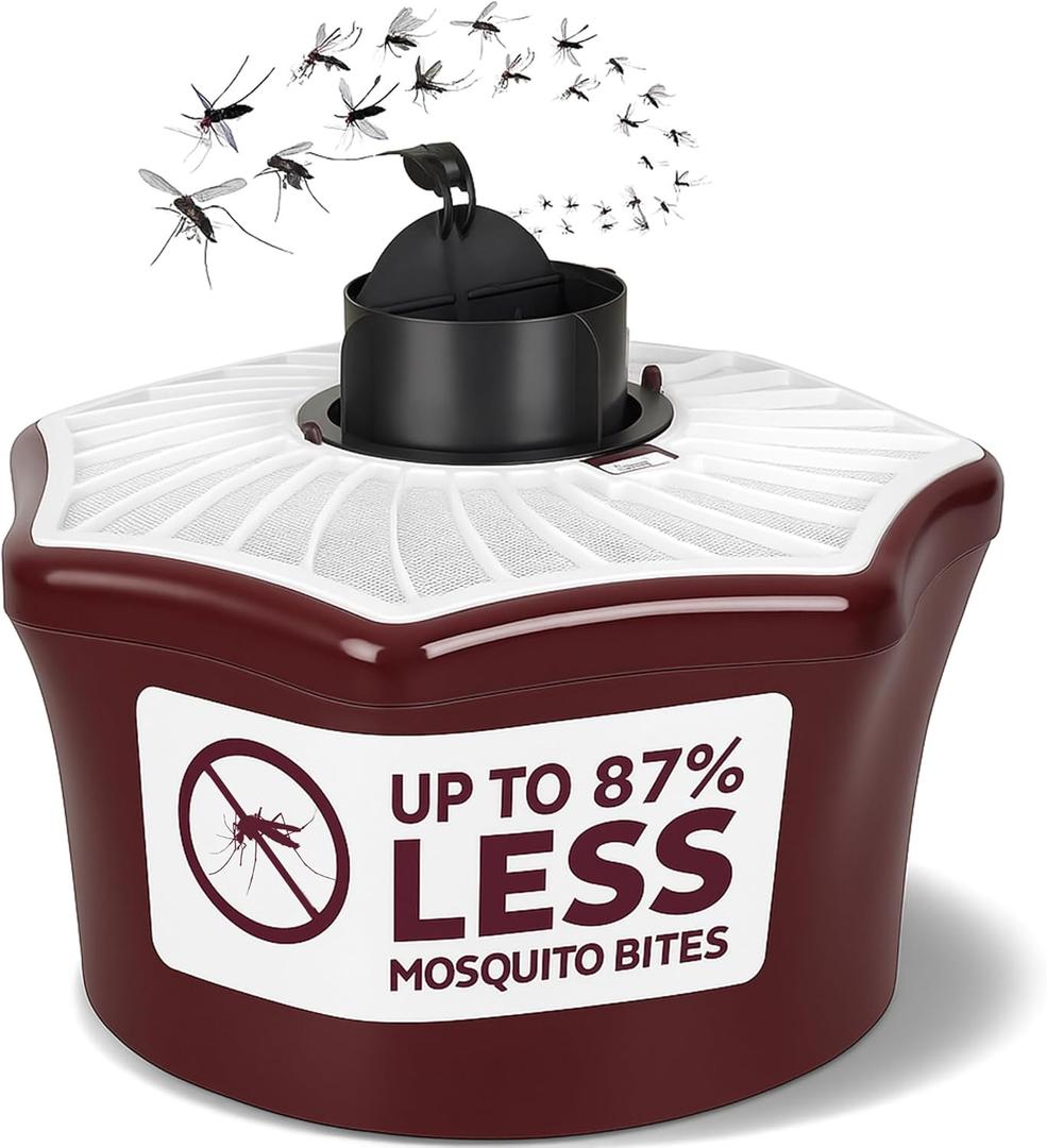 Biogents Mosquitaire Outdoor Mosquito Trap with Sweetscent Lure | Eco-Friendly, Pesticide-Free, Pet-Safe Repellent Alternative | Electric Catcher for Comprehensive Mosquito Control
