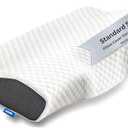 Derila Pillowcase | Designed to Keep Your Derila Memory Foam Pillow for snoring Relief Covered and Protected with This Crisp, Clean, White Pillowcase Made from Premium Materials (Standard (19.7" x 11.8" x 3.9"))