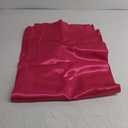 1 Pack Hot Pink Satin Tablecloth, 58 x 102 Inches Rectangle Hot Pink Table Cover, Smooth Fabric Satin Table Cloths,Luxury Silk Tablecloth for Party Wedding Dinner Restaurant
