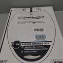 KOHLER 4636-RL-96 Cachet ReadyLatch Elongated Toilet Seat Slow Close Soft Close, Toilet Seat Quiet Lid, Contoured Grip-Tight Bumpers Installation Hardware, Apartment Essentials, Biscuit