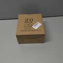 20Pcs Double Compartment Condiment Container, 2 Compartment Portable Reusable Snack Containers with lids, Used for travel Condiment Salad Dressing Meal Prep Containers