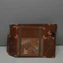6 Pcs Large Vintage Travel Suitcase Box Travel Party Decorations Paperboard Suitcases Gift Box Decorative Set of 3 Small Stackable Storage Chests Decor for Themed Party Favors(Journey,Brown)