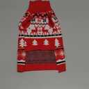 Christmas Dog Sweaters for Small Medium Large Dogs Girl Boy Knit Turtleneck Double Dog Sweater Clothes Winter Thick Warm Pet Puppy Outfit Snowflake Pattern for Holiday Christmas M