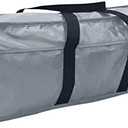 Yolaka Patio Cushion Storage Bag with Zipper Large Outdoor Cushions Bag | 65 x 20 x 28 Inch, Waterproof, For Furniture Cushion, Off-season Clothes, Gray