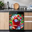 Nuxovilar Dishwasher Magnetic Cover Sticker Panel 25x23in PVC