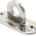 RLECS 4 Inch Cabin Lock Hook Eye Door Latch Stainless Steel Window Shed Gate Latch Hook