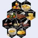 Stainless Steel Kitchen Utensils 12 Pcs, Small Cooking Utensils Set,Spatulas,Ladle,Skimmer,Tunners,Serving Spoon,Spaghetti Spoon,Fork,Potato Masher,Egg Whisk,Tongs,Dishwasher Safe