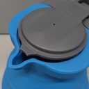Geiserailie 1.5l Portable Collapsible Kettle Camping Pot Collapsible Tea Kettle for Hiking Travel and Outdoors (Blue)