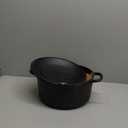 Pre-Seasoned Cast Iron Dutch Oven Pot with Lid Dual Handle, Sourdough Bread Baking Pots Round 7 Quart, Black (7QT)