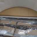 Wellmet Crystal Chandelier, Vintage Crystal Pendant Light, 7-Light Farmhouse Kitchen Island Chandelier, for Dining Room, Living Room, Kitchen, Restaurant