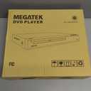 MEGATEK Region-Free HDMI DVD Player for TV, Compact CD/DVD Player for Smart TV, USB Port, Plays All Region DVDs & Multi Formats, Metal Housing, HDMI/RCA Cables & Remote Included