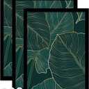 Black Picture Frame Set of 3, 16x24 Picture Frame for Photo Poster Canvas Certificate Document Display Horizontally or Vertically High Transparent Wall Gallery(Size 16 x 24 inches)
