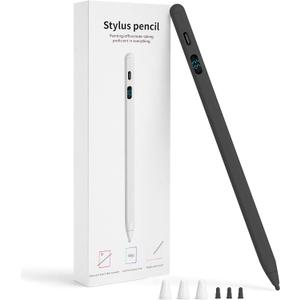 Stylus Pen for iPad & iPhone, Smartphone, Dual OS Active Pencil with LED Display, Universal X3 Stylus with Tilt Sensitivity, Compatible with Android Tablet Xiaomi HP Lenovo Pad Galaxy Tab