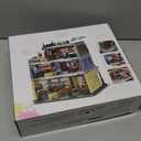 ENJBRICK Garden Hotel Assembly Square Building kit,Modular House Building Blocks Model Set for Teens and Adults.Collectible Display Toy Building Set 1284 PCS