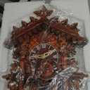 Cuckoo Clock for Wall Art, Retro Traditional Handcrafted Wooden Black Forest Quartz Clock for Living Room Bedroom Study Room Decor, Coo Coo Clocks Gifts for Family