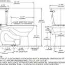 American Standard Cadet PRO 1.28 gpf/4.8 Lpf 12-Inch Rough Tank
