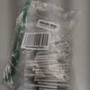100 Pack 1ml Syringe with Cap for Liquid, 1cc Plastic Small Syringes with Cover, Non-Sterile, No Needle