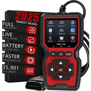 OBD2 Scanner Diagnostic Tool, Check Engine Code Reader OBD2 Scanner with Reset, Mode 6, Mode 8 & I/M Readiness, Auto Check Engine Light Car Diagnostic Scan Tool for All OBDII Car Since 1996