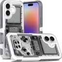Case for iPhone 17, Unique Design Shock-Absorption Hard PC and Inner Silicone Hybrid Dual Layer Armor Defender Case for iPhone 17 6.3 inch (Time to Play Games)