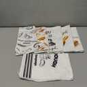 Hahafelt 6 Pcs Funny Sourdough Baking Kitchen Towels Gifts for Sourdough Bakers Decorative Hand Dish Towels for Baking Lover Gifts Women Men Chef Tea Cloths Kitchen Decor 24 x 16''