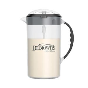 Dr. Brown's Baby Formula Mixing Pitcher with Adjustable Stopper, Locking Lid & No Drip Spout, Black, BPA Free, 36oz, 1 Pack