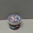 KOMARC GAMES StickiKubes, Mini Stacking Cubes That Stick to Anything, Non Toxic Kid Safe Sticky Blocks, Creative Construction Toy - 125 Cubes, 4 Colors, Tub (Multicolor)