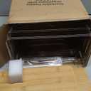 Delamu 2 Set Pantry Organizers and Storage, Trash Bag Holder Under Sink Organizer for 4-13 Gal Bags, Trash Bag Dispenser with Bamboo Top for Onion, Potato, Garlic, Clear (11-7/32"L*7" W*7-1/8"H)