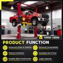 Auto Lift Adapter, Car Lift Truck Adapter Compatible with KATOOL Two Post Lift Vehicle Adapter