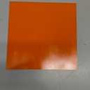 1/8" x 6" x 6" 80 A Durometer Polyurethane Sheet, Orange