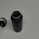 POWCAN 40 oz Insulated Water Bottle with 2-in-1 Straw and Spout Lid, Keep Cold 24H, Leak-Proof, BPA-Free, Double Wall Stainless Steel Water Bottle for Sports, Gym, Travel, and School (Dark Knight)