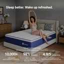 Avenco Twin XL Mattress 10 Inch, Twin XL Hybrid Gel Memory Foam Mattress
