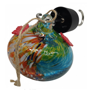 Bolite Cute, Glass Hummingbird Feeder