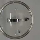Gotham Steel Clear Tempered Glass Vented Lid - Prevents Pots and Pans from Messy Spillovers (9-inch Lid)