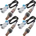 Set of 4 Oxygen Sensor Upstream Downstream O2 Sensor Compatible with 2003-2005 Chevy Silverado Suburban Avalanche 1500 Tahoe, GMC Yukon Yukon XL Sierra 1500, Cadillac Escalade 5.3L V8 Replace 234-4668