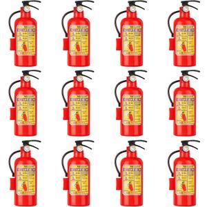CCINEE 12Pack Fire Extinguisher Toys Mini Water Firemen Squirter Water Water Squirt Gun for Kids Teens Adults Summer Outdoor Games Birthday Swimming Pool Party Favors,4.2Inch